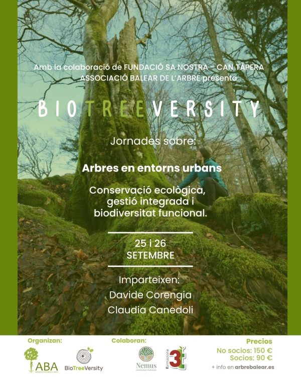 BIOTREEVERSITY. Jornadas sobre Árboles en entornos urbanos. 25 y 26 de septiembre