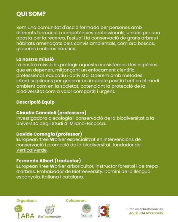 BIOTREEVERSITY. Jornadas sobre Árboles en entornos urbanos. 25 y 26 de septiembre - Imagen 5