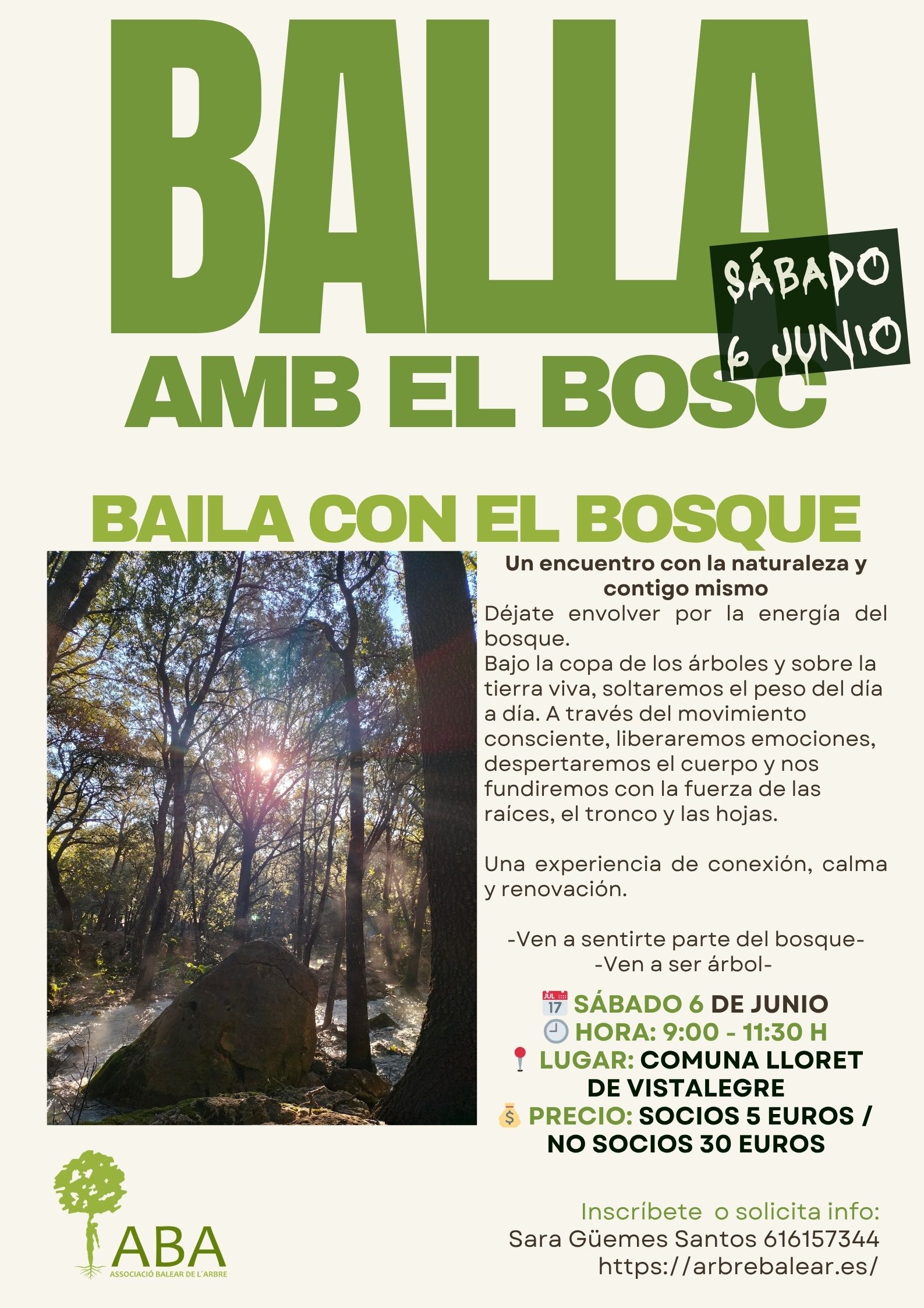 BALLA AMB EL BOSC / BAILA CON EL BOSQUE Verano/ Estiu